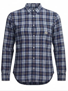 Ralph Lauren Denim Supply Oxford Plaid Button Down Mens LG